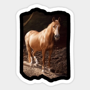 Chestnut Arabian Mare Sticker